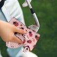 thumbnail image 6 of Kdxio Cute Ladybugs 1 Pattern Golf Towel (24" X 16") with Carabiner Clip - The Convenient Golf Cleaning Towel, 6 of 6