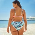 thumbnail image 4 of Bikini sexy para mujer, traje de baño dividido estampado, conjunto de traje de baño grande para mujer adecuado para chicas gorditas, 4 of 6