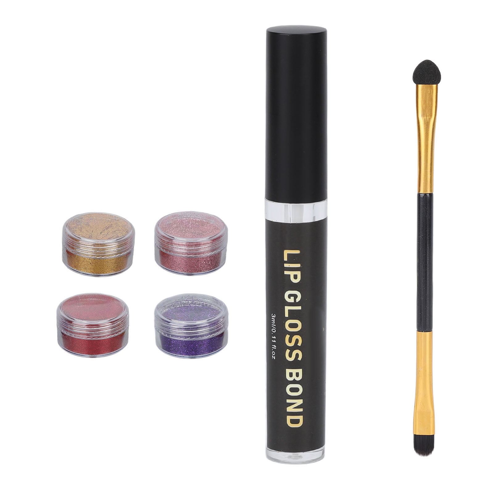 Glitter?Lip?Kit, 3D?Effect 4?Colors Lip?Glitter?Kit For Party For