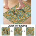 thumbnail image 4 of Bath Mat Rug,Colorful Graffiti Lines Non Slip Quick Dry Super Absorbent Thin Bathroom Rugs Fit Under Door-Easy to Clean Bathroom Floor Mats-Shower Rug for Shower Sink Bathtub(16" x 24"in), 4 of 6