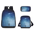 thumbnail image 1 of Agiferg 3D Sky Pattern School Bag Breathable Travel Outdoor Multifunctional Bag 3PC, 1 of 1