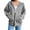 Grey, variant on Hoodies for Women Hoodie Women Oversized Cute Lightweight Jackets Trendy Hooded Sweatshirt Workout Fall Jacket With Pockets