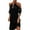 Black#3, variant on Homenesgenics Summer Dresses for Women under $10 Free Shipping Ladylike Women's Summer Casual Elegant Print Sleeveless Hanging Neck Cutout Sexy Dress