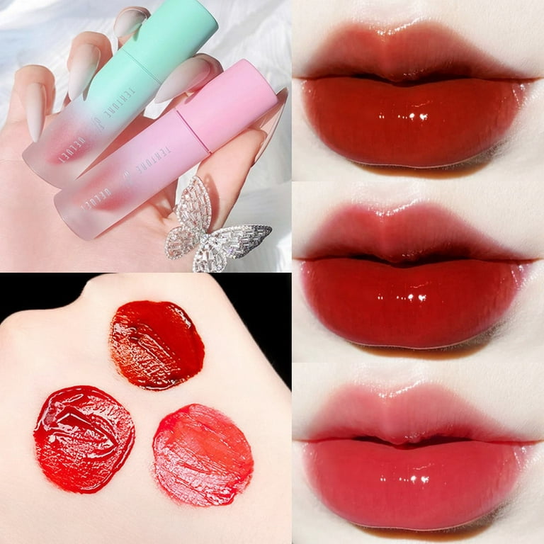 ASEIDFNSA Lip Gloss Flavoring Lip Gloss Glitter for Lip Gloss Making Lip  Glaze Mist Face Velvet Moisturizing Student Girl Lipstick Lipstick 3Ml 