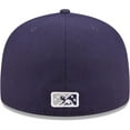 thumbnail image 4 of Men's New Era Navy Columbus Clippers Authentic Collection 59FIFTY Fitted Hat, 4 of 6