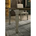 thumbnail image 5 of Roundhill Furniture Breda Antique Gray and Dark Oak Finished Wood Dining Set, Table with Four Chairs, 5 of 10