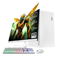 thumbnail image 1 of Xtreme PC Gaming Computadora Intel Core I5 12400 16GB SSD 500GB Monitor 23.8 75Hz WIFI Neuss Plus White, 1 of 6