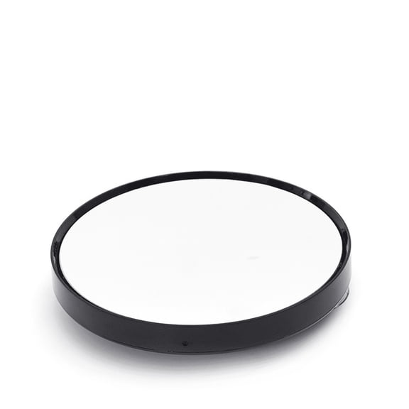 XIBUFE 20X Magnifying Mirror with Suction Cup, Portable Black Makeup Mirror for Bathroom Wall, Fog-Free Travel Vanity Mirror for Shaving, Skincare, and Grooming