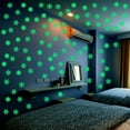 thumbnail image 5 of 50pcs Glow in The Dark Snowflakes Decals Christmas Wall Stickers Window Clings, 5 of 6