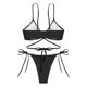 thumbnail image 3 of WILLBEST Traje de Baño Dama conjunto de Bikini de Mujer Tanga Bikini de Dos Piezas Traje de Baño Ajustable Sexy Traje de Baño con Anillo, 3 of 4