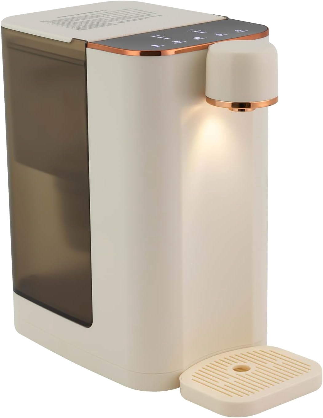 3L Instant 1600W Hot Water Dispenser Desktop Water Dispenser Electric Tea Kettle 110V Adjustable Temperature Quantitative Water Output Water Dispenser