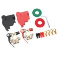 thumbnail image 3 of VOBOR, 2 Uds., Conector De Terminal De Batería De Coche Con 4 Terminales, Conector De Abrazadera De Remolque De Barco Negro Y Rojo Para Poste SAE O JIS Tipo A, 3 of 14