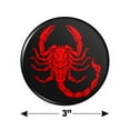 thumbnail image 3 of Red Tribal Scorpion Kitchen Refrigerator Locker Button Magnet, 3 of 5
