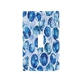 thumbnail image 2 of Switch Panel Switch Decoration 2.76x4.53x0.28 Inches Toggle Switch Switch Plate Wall Plates Living Room Kitchen Bedroom Study Switches Blue Gem, 2 of 8