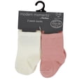 thumbnail image 4 of Modern Moments by Gerber Baby Boy or Girl Unisex Wiggle Proof Socks, 2-Pack, Sizes Newborn-12M, 4 of 5