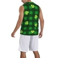 thumbnail image 2 of Naloa Happy St. Patrick's Day5 Basketball Jersey Reversible Men's Mesh Athletic Sports Shirts Training Practice S-4XLLarge, 2 of 6