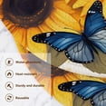 thumbnail image 3 of Blue Butterflies in Sunflowers 3 PCs Pot Holders Trivets Kitchen 15" Cotton Pans Hot Plate Mats Teapot Coasters Table Protects Large Potholders, 3 of 6