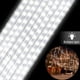 thumbnail image 3 of Guirnalda de luces de meteoritos de 30 cm, 10 luces transparentes impermeables, 288 LED, ideal para decorar árboles de Navidad en exteriores (blanco), 3 of 5