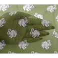 thumbnail image 4 of oneOone Viscose Chiffon Fabric Rabbit Block Print Fabric By Yard 42 Inch Wide, 4 of 4