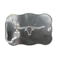 thumbnail image 2 of Western Longhorn Engraved Belt Buckle, 2 of 2