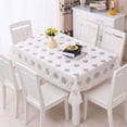 thumbnail image 2 of Grande Nappe Ronde Tricolore Nouvelle Nappe Chinoise Multicolore Optionnelle en Dentelle pour Table à Manger Nappe de Table Basse Nappe de Coiffeuse, 2 of 5