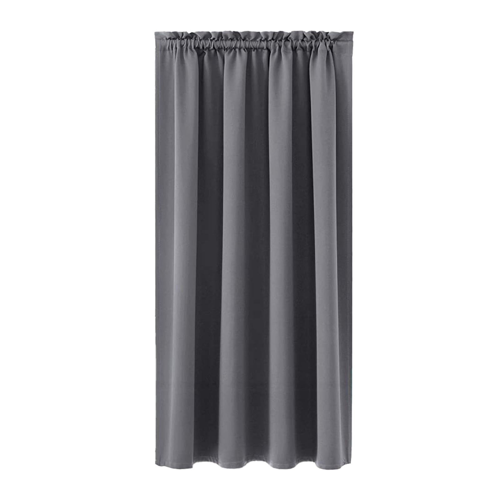 HDWUEN Blackout Curtains Silk Curtains Modern Plain Curtains&Drapes for Living Room Balcony