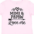 thumbnail image 4 of Inktastic Mimi and Papaw Love Me Boys or Girls Toddler T-Shirt, 4 of 5