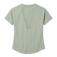 thumbnail image 6 of Yuanlong Womens T-Shirts Short Sleeve Yoga Top Crew Neck Back Crisscross Mesh Breathable Athletic Workout Stylish Casual Tee Top, 6 of 7