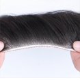 thumbnail image 5 of Pièce de Cheveux Humains pour Hommes Style V Perruque Remy Cheveux Fins Base Naturelle Ligne de Cheveux et Bandes--4x16cm Forme V, 5 of 5