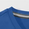 thumbnail image 4 of New summer arrivals YLSDY Men's Short Sleeve Workout T-Shirt Quick Dry Stretch Athletic Running Tops Tee Lightweight Casual Performance Shirts Blue S, 4 of 5