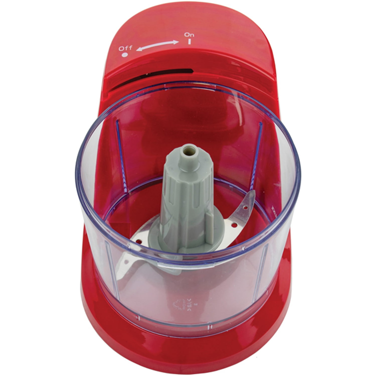 Brentwood 1.5-Cup Mini Food Chopper, Red