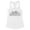 White, variant on Skyline Birmingham Alabama Tank Top Fitted Racerback Women's Large White