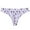 Purple, variant on Seamless Underwear for Women No Wedgie Thong Breathable Printing Underwear Moisture Invisibles Panties