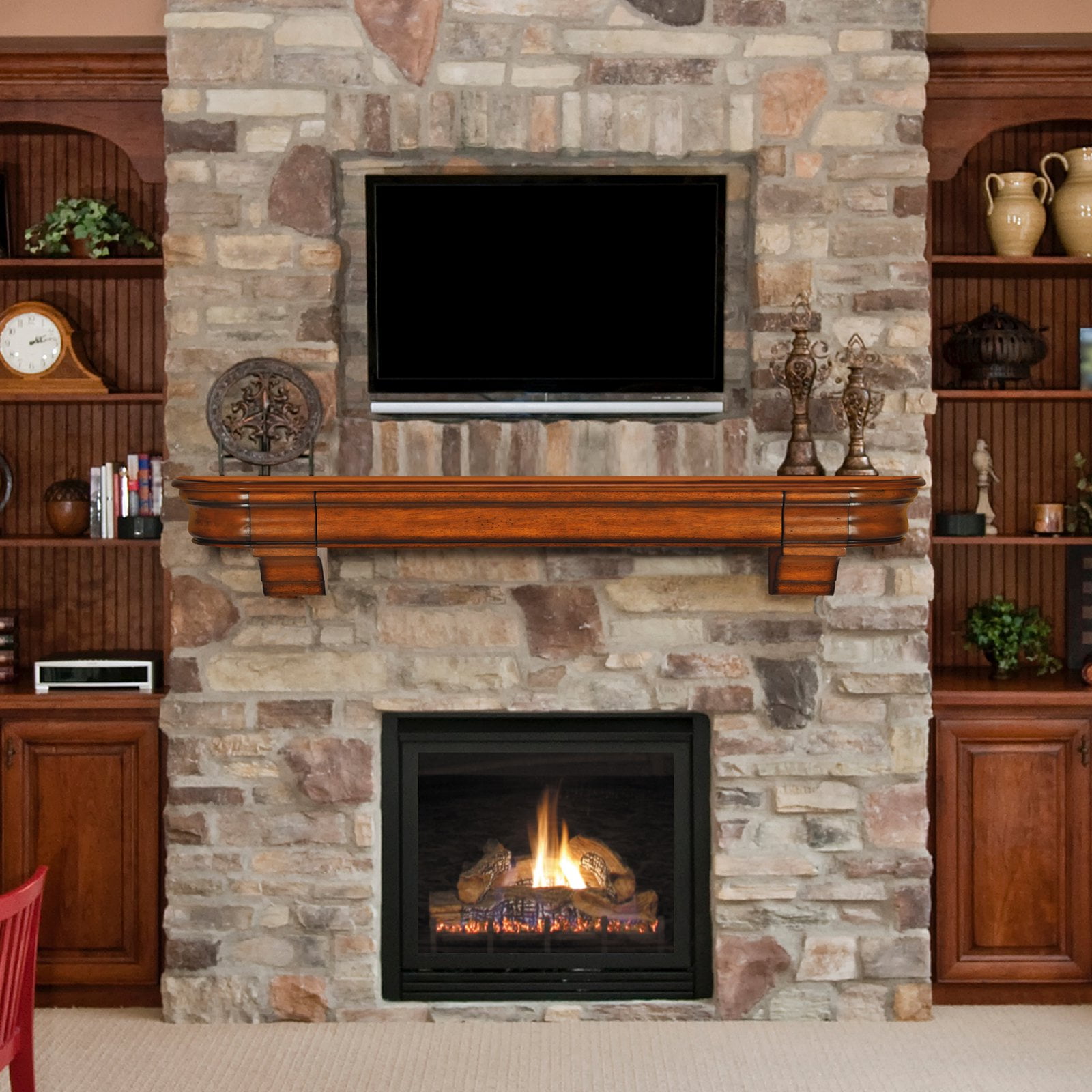 Pearl Mantels Abingdon Fireplace Mantel Shelf with Secret Drawer - Walmart.com Free Shipping. Buy Pearl Mantels Abingdon Fireplace Mantel Shelf with Secret Drawer at Walmart.com