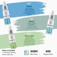 thumbnail image 2 of Bathroom Air Freshener Spray Mist N’ Go Clean Mix 60mL x3, 2 of 7