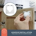 thumbnail image 5 of Dreambaby Adhesive Mag Lock Magnetic Safety Lock for Childproofing, White, 4 Piece, 5 of 7