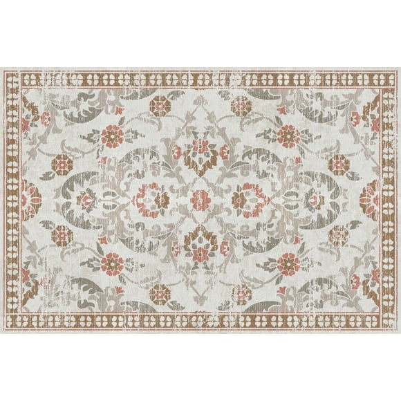 Tapis d’appoint lavable en argile Guthrie de 2 pi x 3 pi
