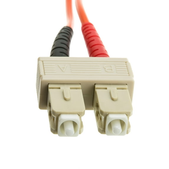 eDragon ED702069 Fiber Optic Cable, SC / SC, Multimode, Duplex, 50/125, 2 meter (6.6 foot), 10 Pack