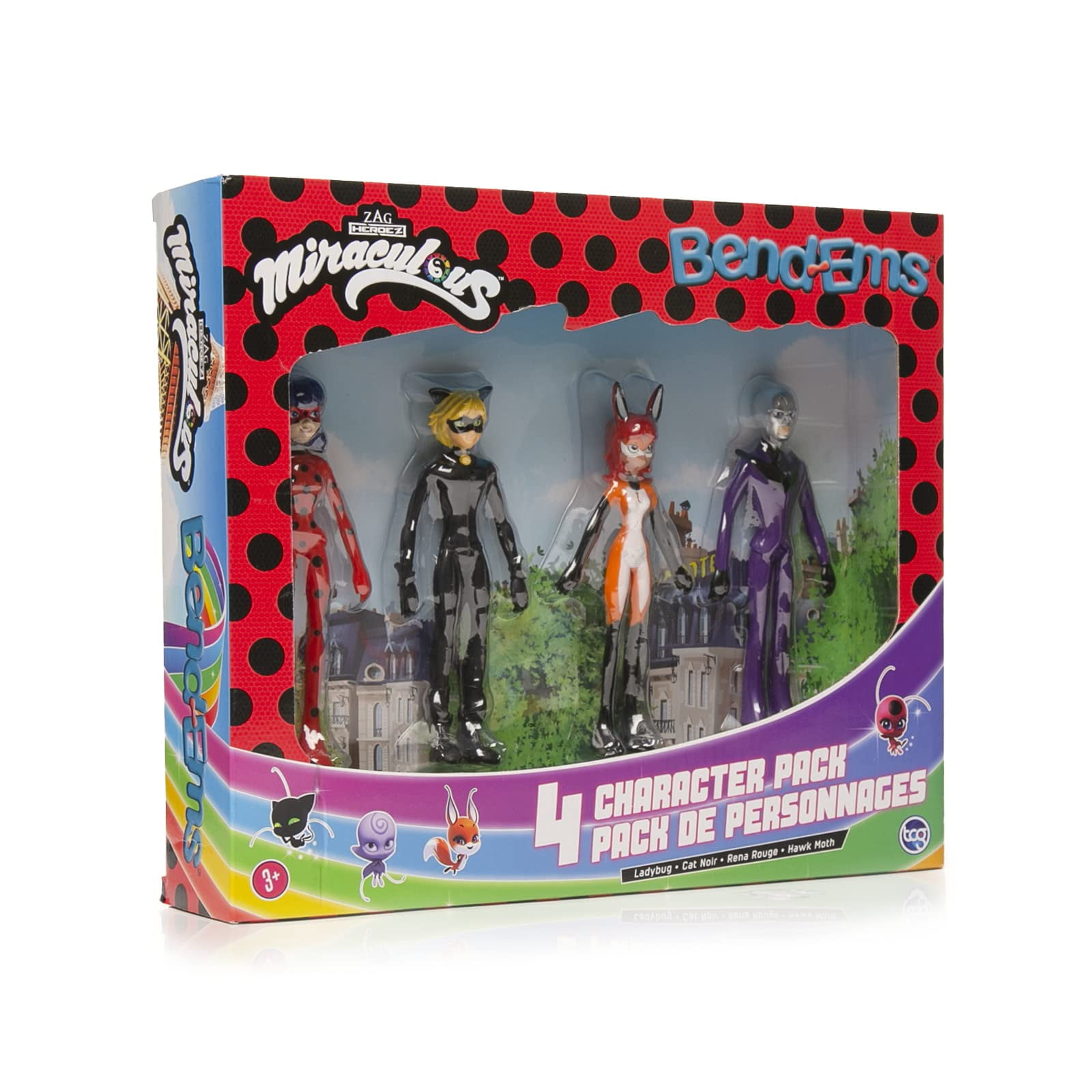 TCG Bend'ems Miraculous Lady Bug 4-in-1 Pack - Walmart.com