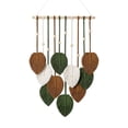 thumbnail image 2 of Dalxymotic Macrame Wall Hanging, Bohemian Leaf Hand Woven Tapestry, 15.7 x 26.8 Inch Boho Art Decor, Boho Wall Art, Macrame Wall Hanging for Bedroom, Living Room, Home, Hallway, 2 of 7