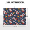 thumbnail image 2 of Yiaed Christmas Bunny A Print Highly Absorbent Microfiber Kitchen Counter Mat, Dish Drying Pad for Dishes, Utensils, Pots and Pans, Large 18" x 24", 2 of 7
