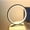 Black_Free Size, variant on Gnmfd Metal Ring Table Lamp LED Bedside Lamp USB Powered Modern Desk Lamp for Bedroom, Living Room, Office, Eye Protection Reading Light, Night Lights Plug Into Wall, Desk Lights for Room