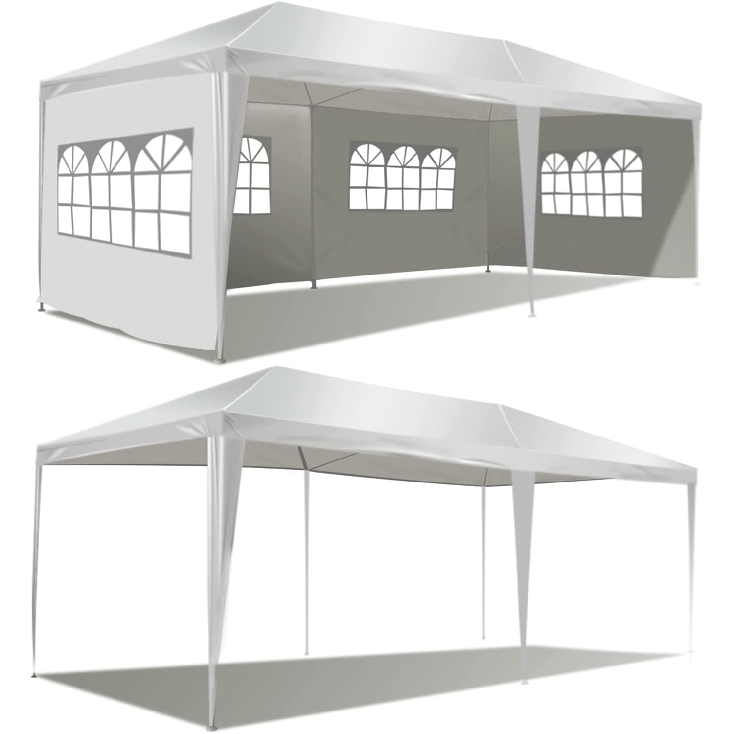 Lowestbest Wedding Party Tent, 10'x20' Canopy Tent Pavilion for Camping, Events Lowestbest Wedding Party Tent, 10'x20' Canopy Tent Pavilion for Camping, Events