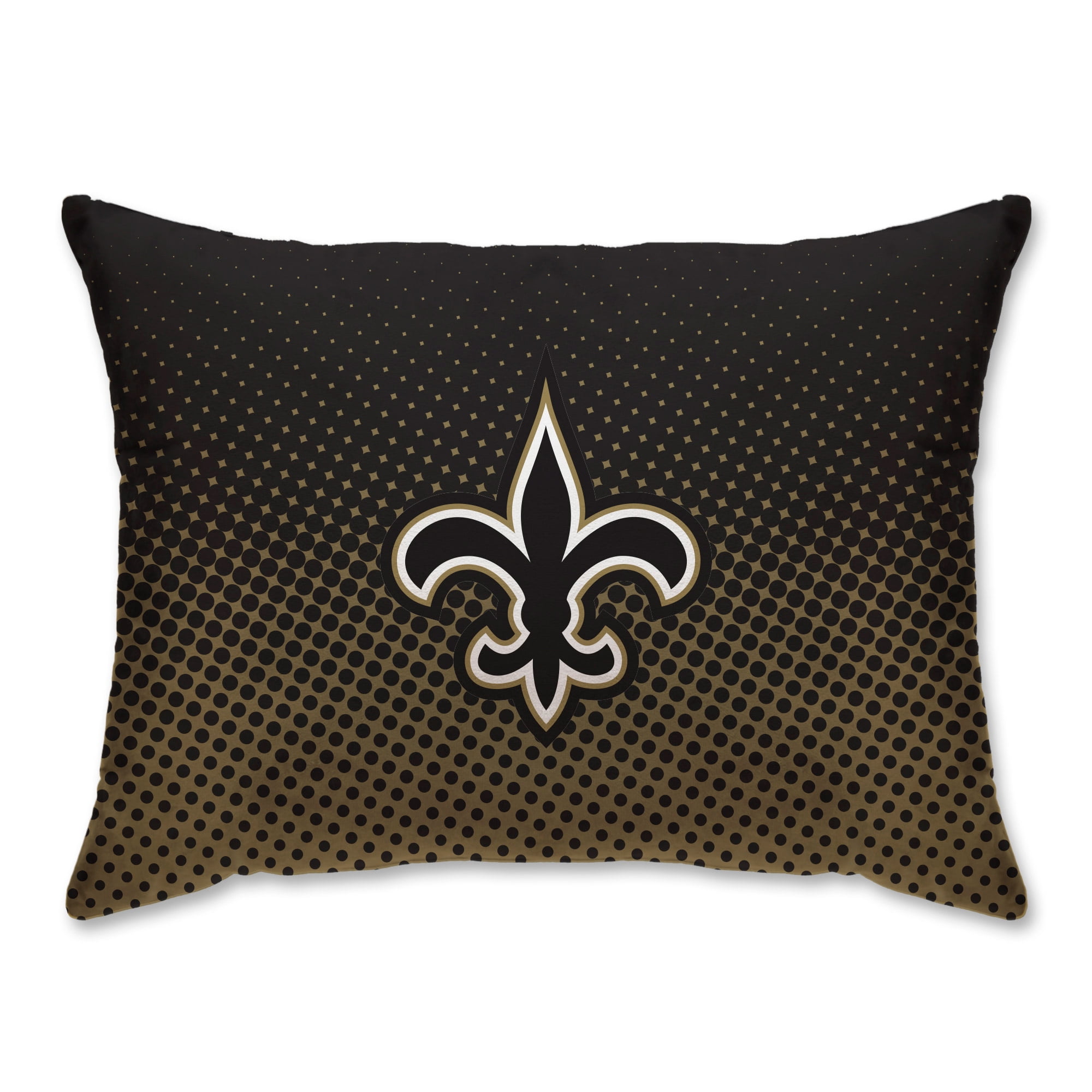 New Orleans Saints 20" x 26" Dot Decorative Bed Pillow No Size