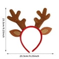 thumbnail image 2 of Christmas Headband Hair Accessories for Children - Reindeer and Ear Design for Dress-up and Holiday, 2 of 5