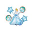thumbnail image 1 of Suministros de fiesta Mylar Balloons Cinderellas Anime, 5 unidades/lote, 1 of 1