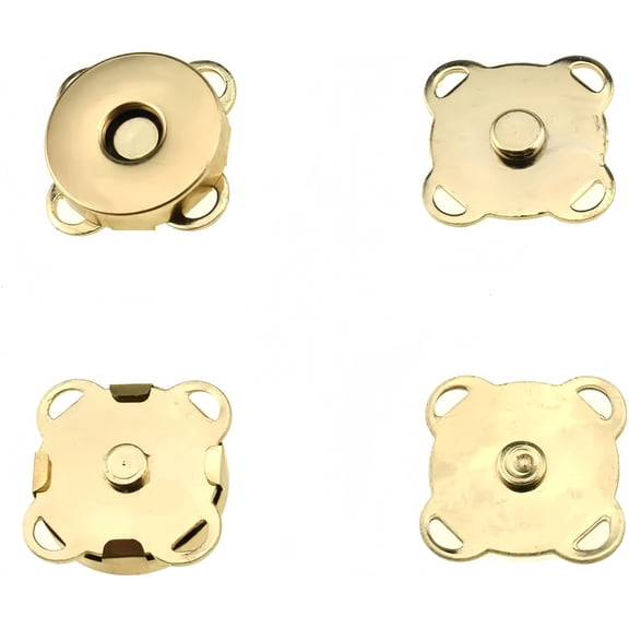 36Pcs 15mm Length Magnetic Buttons, Strong Closures for Sewing Leather Purses Backpacks Canvas Tote