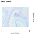 thumbnail image 3 of Rectangular Tablecloth 60x84 Inch – Waterproof Polyester Printed Table Cover, Wrinkle Resistant, Washable for Kitchen & Dining, Marble Liquid Print, 3 of 6