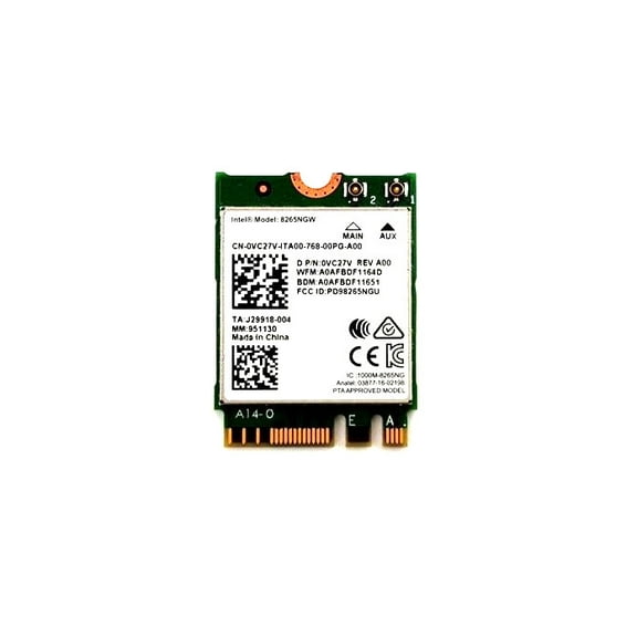 VC27V Dell Wireless WiFi Card Model 8265NGW Rev A00