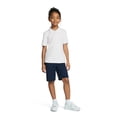 thumbnail image 3 of Wonder Nation Girls School Uniform Interlock Short Sleeve Polo Shirt, Sizes 4-18 & 10-16 Plus, 3 of 4